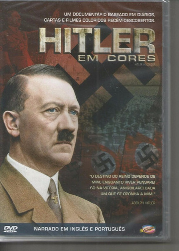 Dvd Hitler Em Cores - Classicline - Bonellihq Cx402 H18