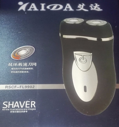 Afeitadora Rasuradora De Barba Recargable Doble Cabezal