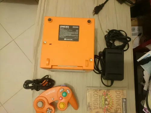 Gamecube Laranja Destravado Com Gameboy Player (Usado)