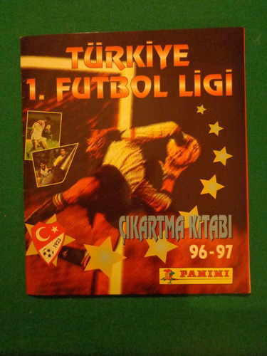 Album Superliga 1996/97  Turquia Panini Completo Colado