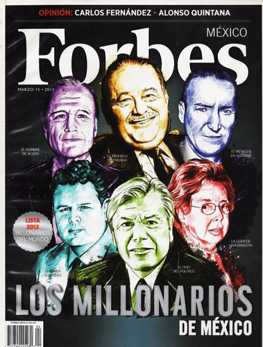 Forbes - Los Millonarios De México - Billonarios Del Mundo