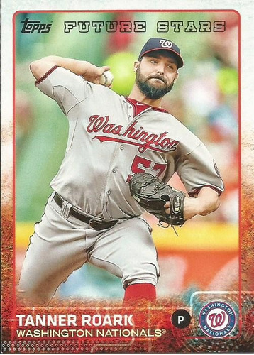 Barajita Tanner Roark Future Stars Topps 2015 #30 Nationals