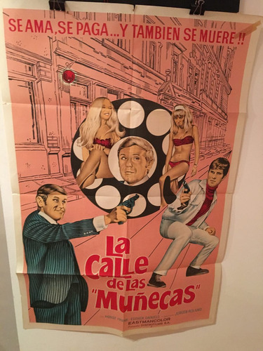 Afiche De Cine Original Original - La Calle De Las Muñecas