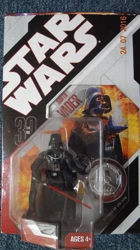 Darth Vader Figura + Album Coleccionador De Monedas 30 Aniv (Usado)