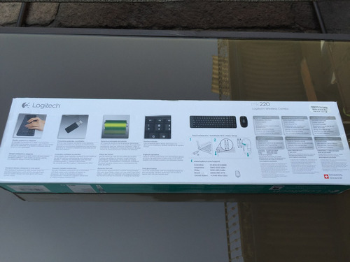 Kit De Teclado Y Mouse Inalambrico Logitech Mk220