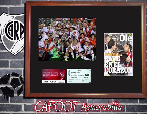 River Campeon Copa Libertadores 2015 Foto Entrada Enmarcado