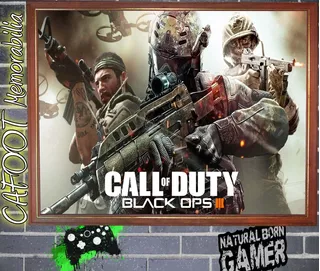 Call Of Duty Black Ops 3 Iii - Poster Enmarcado