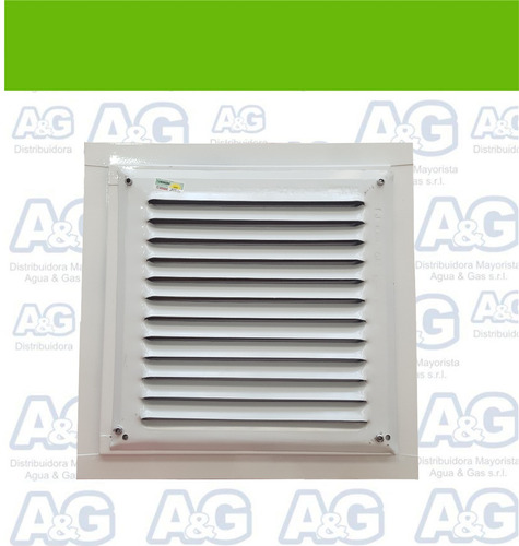 Rejilla De Ventilacion 20x20 Con Marco Gas / Construccion