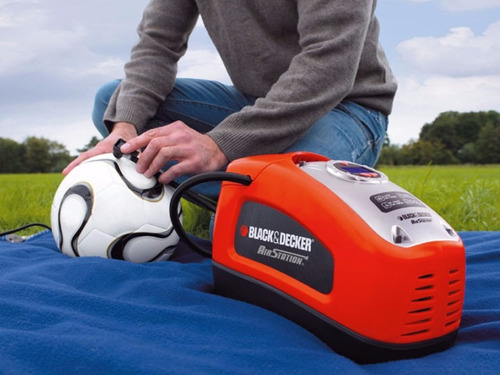 Imagen 5 de 10 de Inflador Compresor 3 Picos 12v 220v Asi300 Black Decker