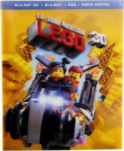 Blu-ray Pack 3d La Gran Aventura Lego Nvo Orig El Fichu2008