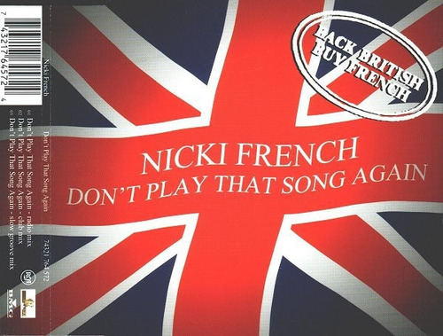 Nicki French Don't Play That Song Again Cd Maxi-remix Import