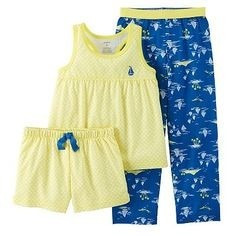 Carters Modelo Pijama 3 Piezas Para Niña 2 Años Z10