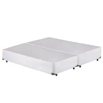 Comprar Cama Box Bipartido King Size Corano Branco Universal - 193x203 (bipartido) - King Size