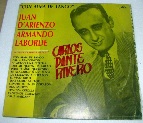 Juan D'arienzo Armando Laborde Con Alma De Tango Lp Arg