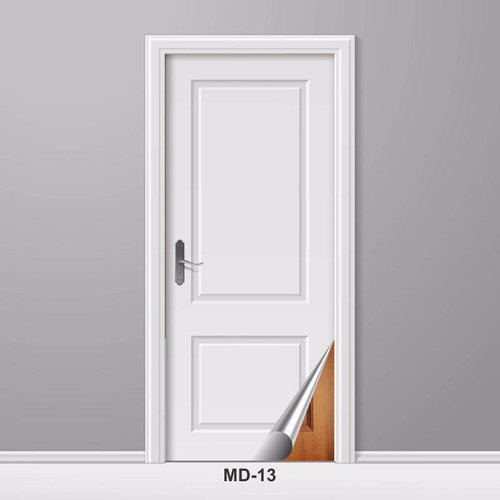 Adesivo Para Porta Branca Madeira Sala Md-13 - 10 Unids