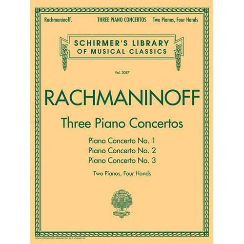 Tres Conciertos Para Piano: Dos Pianos Cuatro Manos