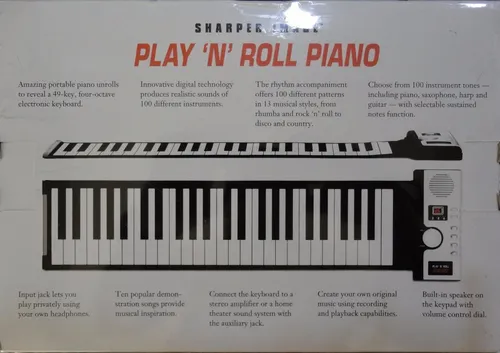 Piano Digital Portátil - Play 'n Roll Sharper Image (110v)
