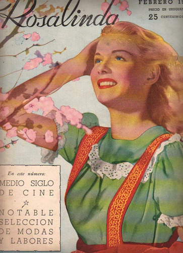 Antigua Revista ** Rosalinda  ** Año 1946 - N° 173