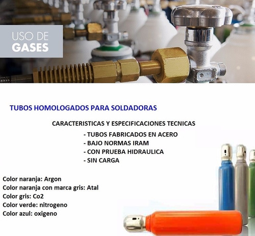 Tubo Oxigeno Drago 1/2 M3 Norma Iram Para Soldadora