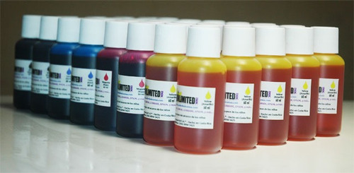 Tinta Compatible Para Recarga De Epson, Canon, Hp 60ml Yelow