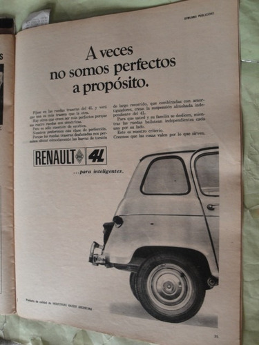 Publicidad Renault 4l Año 1967