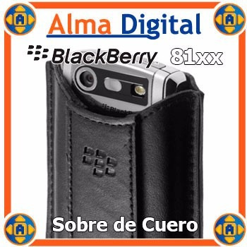 Funda Cuero Blackberry Pearl 8100 8110 8120 Sobre Protector
