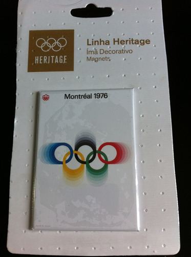 Ímã: Logo Oficial Das Olimpíadas De Montreal 1976