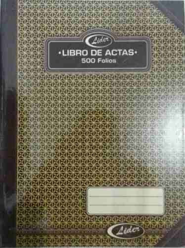 Libro Actas 200 Folios Lider