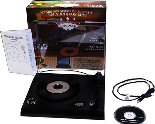Imagen 9 de 10 de Nueva Tornamesa Tocadiscos Digitaliza Tus Discos Lp A Mp3