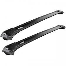 Rack De Teto Thule Wingbar Edge Para Longarinas Preta 9584b