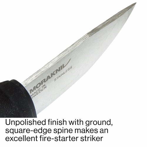 Imagen 5 de 6 de Cuchillo Mora Eldris Rojo Acero Inox Supervivencia Morakniv