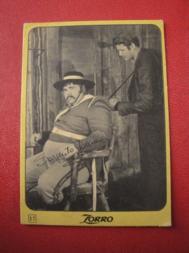 Figuritas El Zorro Año 1972 - 1973 Nº17