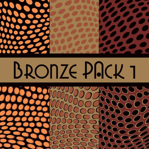 Kit De Papel Digital Bronce Pack 1 Y 2