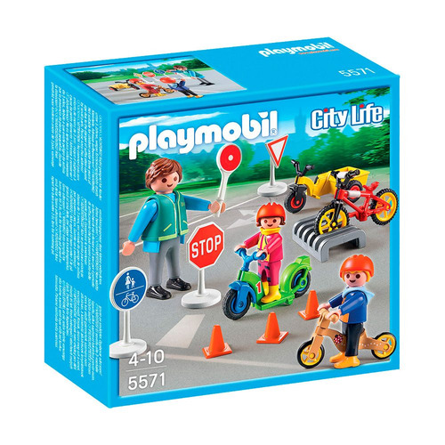 Playmobil Niños Y Oficial De Tránsito 5571 4-10 Años