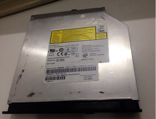 Dvd/cd Rewritable Drive Ad-7585h  Sony Optiartic