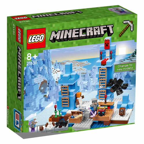 Envío Incluido Los Picos De Hielo 21131 Lego Minecraft