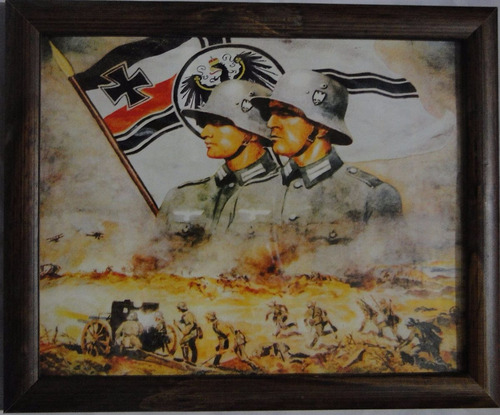 Quadro Soldado , Bandeira , Militar , Segunda Guerra