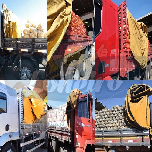 Imagem 6 de 9 de Lona Encerado De Algodao Impermeável 12x8 Metro Frete Grátis