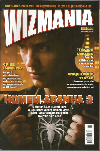 Revista Wizmania N° 40 - Panini - Bonellihq Cx409 