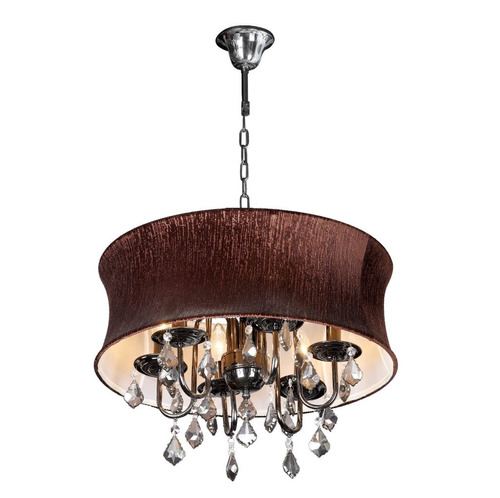 Lustre Linha Itália Com Cupula E Cristal