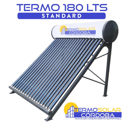 Imagen 1 de 5 de Termotanque Solar 165 Lts + Válvula Termostatica Italiana