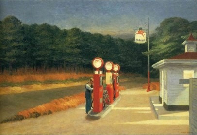 Edward Hopper - Gas Station - Gasolinera - Lámina 45x30 Cm.