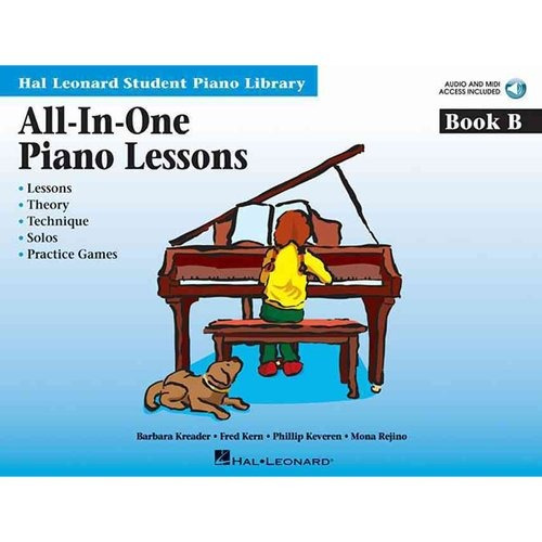 Clases De Piano Todo-en-uno Libro B