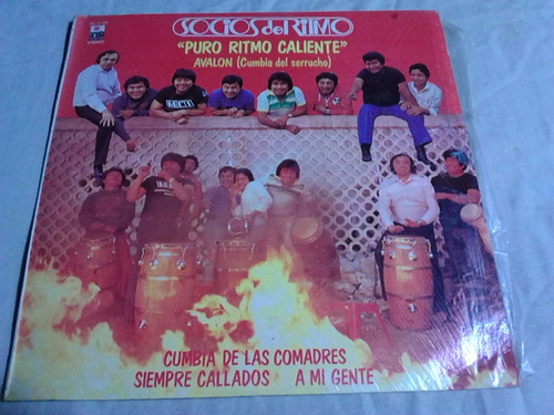 Socios Del Ritmo - Puro Ritmo Caliente (disco Lp)