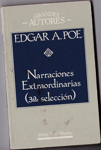 Libro - Edgar A. Poe - Narraciones Extraordinarias 3ª Selecc