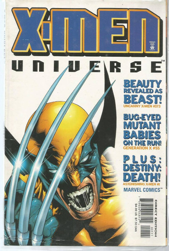 X-men Universe 01 - Marvel - Bonellihq Cx140 J19