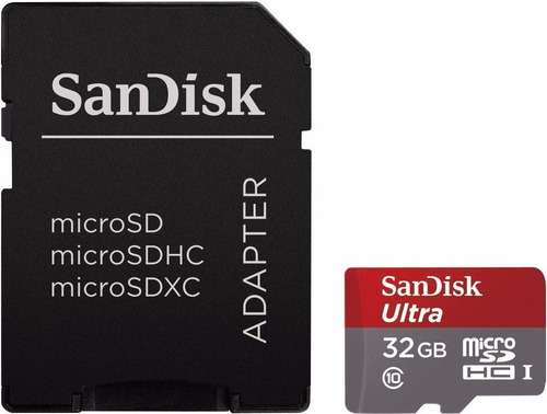 Cartão Memória Sandisk Micro Sd 32gb Classe 10 Ultra 100mb/s