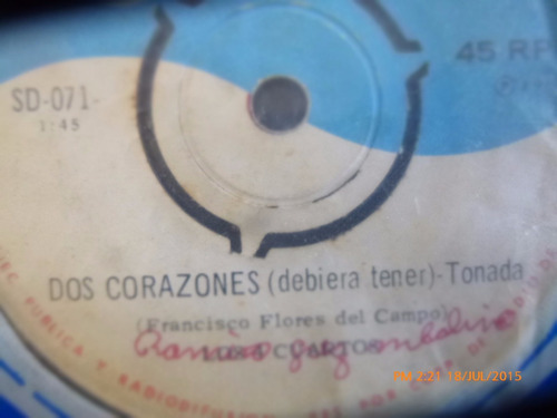 Vinilo Single De Los 4 Cuartos --las Dos Puntas ( R91 (Usado)