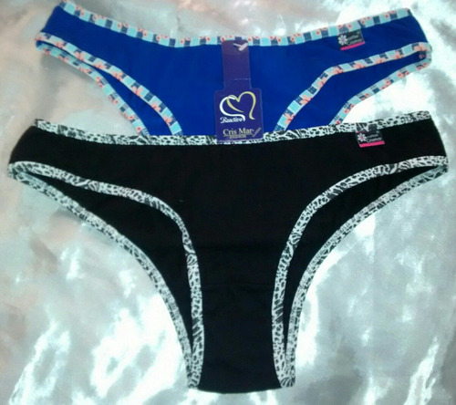 Truzas Dama Talla M Lleva 2 X 1 Color Azul Y Negro