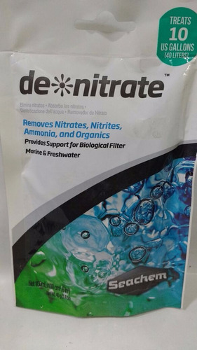 Removedor Nitrato Aquário - Denitrate 40gr/40lts Seachem